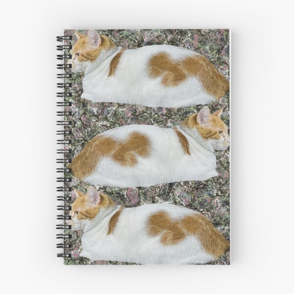 Item preview, Cat Called Pumpkin Abstract Loafbook designed and sold by PumpkinsMomb.