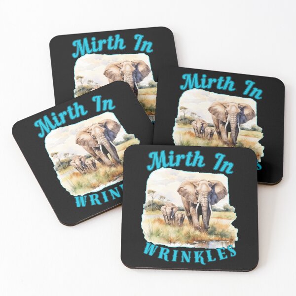 Item preview, Mirth In Wrinkles. funny elephant designed and sold by ElephantVibes.