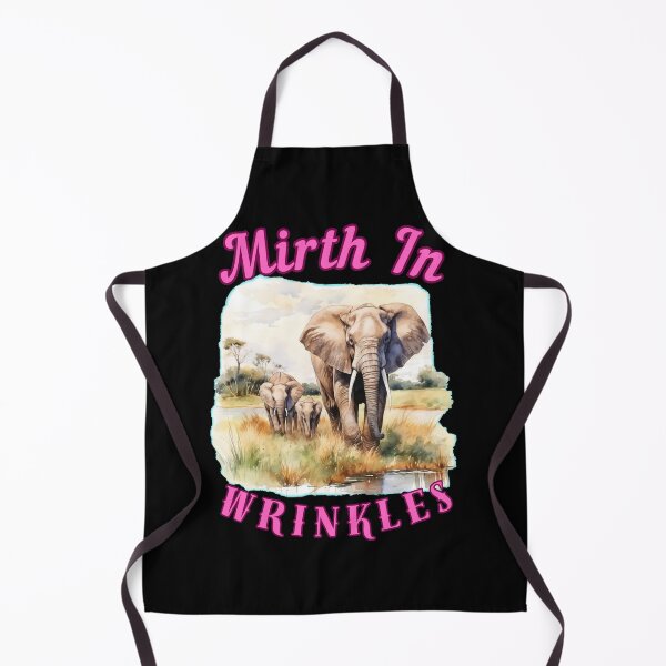 Item preview, Mirth In Wrinkles. elephant head designed and sold by ElephantVibes.