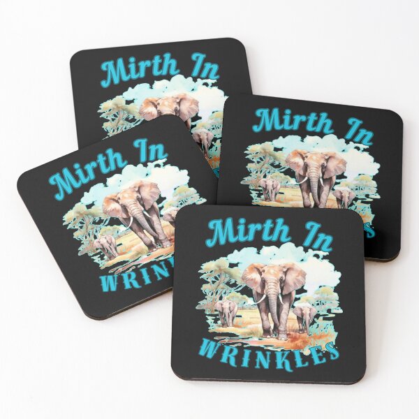 Item preview, Mirth In Wrinkles. adorable elephant designed and sold by ElephantVibes.