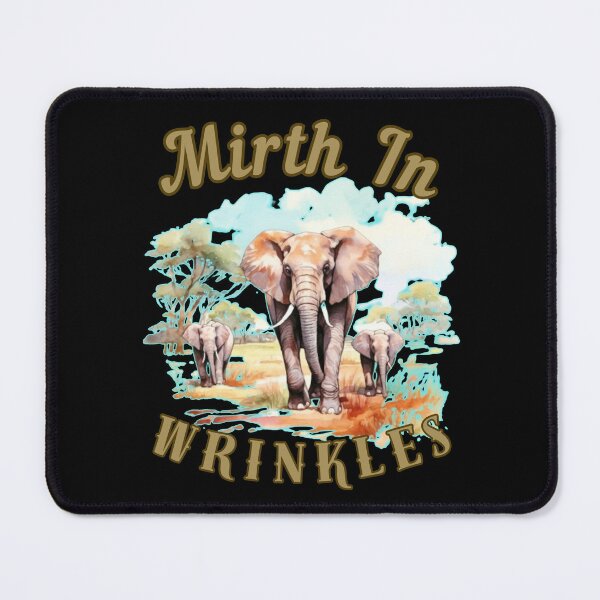 Item preview, Mirth In Wrinkles. Flower elephant designed and sold by ElephantVibes.