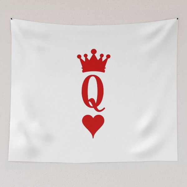 Item preview, Classy Valentine's Day Queen Of Hearts White Classic Style designed and sold by InkPxel.