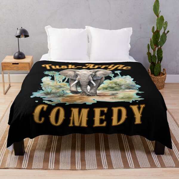 Item preview, Tusk-Arrific Comedy. elephant lover designed and sold by ElephantVibes.