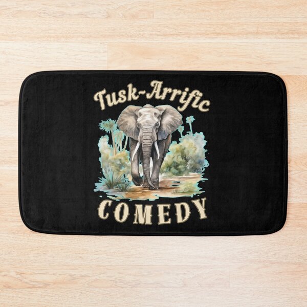 Item preview, Tusk-Arrific Comedy. elephant face designed and sold by ElephantVibes.