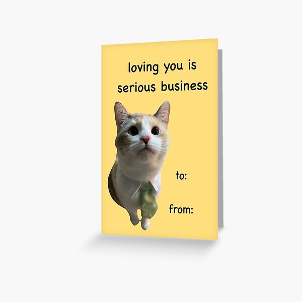 Item preview, Valentine’s Day 2024 - serious business  designed and sold by fatfatpankocat.