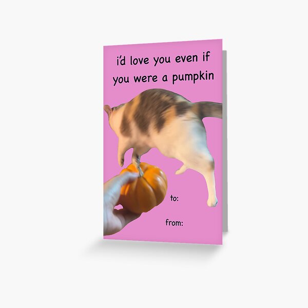 Item preview, Valentine’s Day 2024 - pumpkin designed and sold by fatfatpankocat.