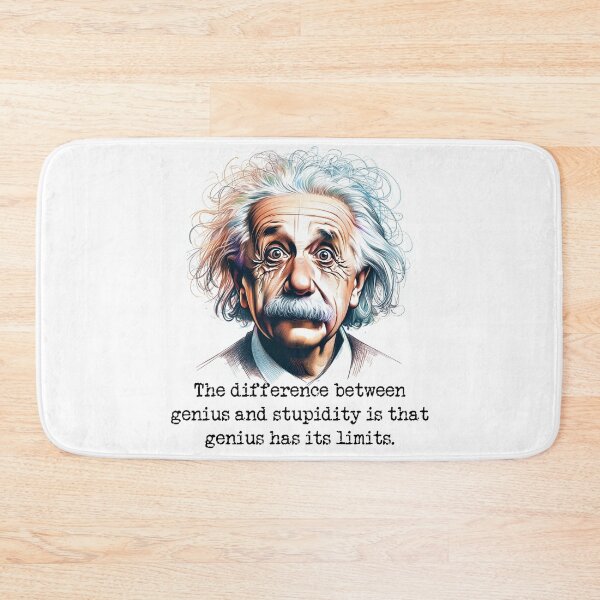 Item preview, Albert Einstein on Stupidity and Genius designed and sold by digital-savant.