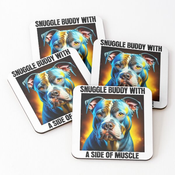 Item preview, Snuggle Buddy - Pitbull divertido designed and sold by BlueCoastPOD.
