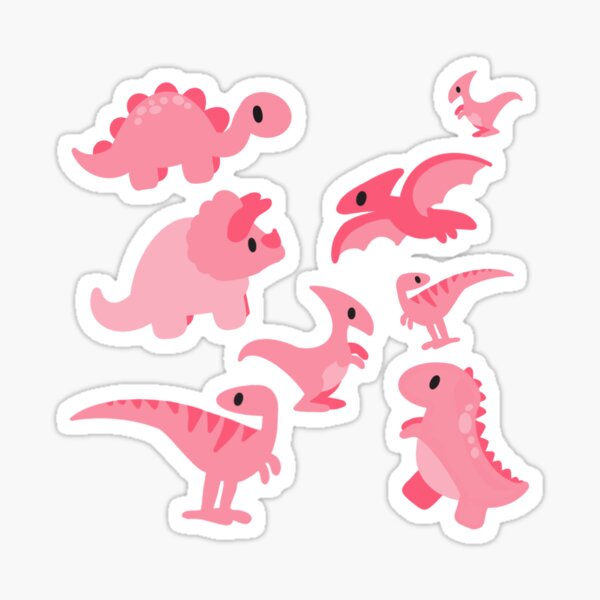 Artikel-Vorschau von Rosa Dinosaurier!, designt und verkauft von smileyface8.