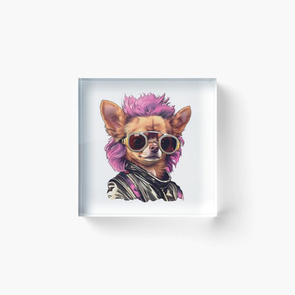 Item preview, Chihuahua 80s hair band designed and sold by KazzasKorner.