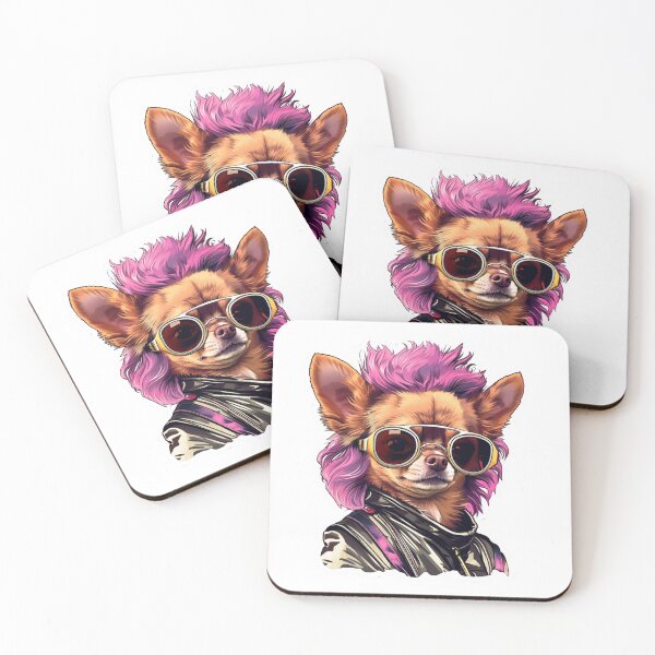 Item preview, Chihuahua 80s hair band designed and sold by KazzasKorner.