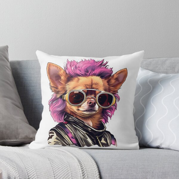 Item preview, Chihuahua 80s hair band designed and sold by KazzasKorner.