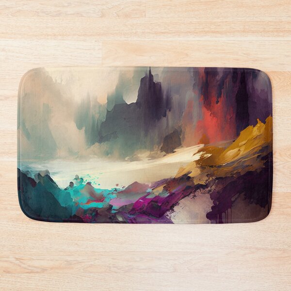 Item preview, Contemporary abstract landscape designed and sold by Red Witch Art.