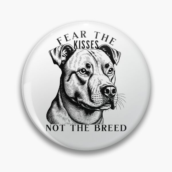 Item preview, Pitbull Kisses - Funny Pitbull designed and sold by BlueCoastPOD.