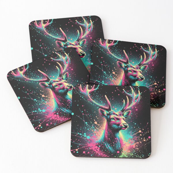 Item preview, Urban Deer-Stag Paint Splash designed and sold by DGTDrag0nDesgns.