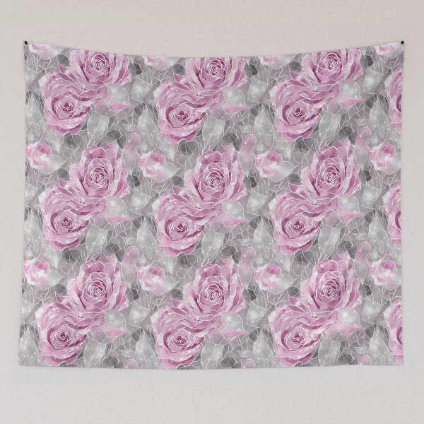 Item preview, Artistic Pink Roses Floral Seamless Pattern  designed and sold by PaxtonProjects.