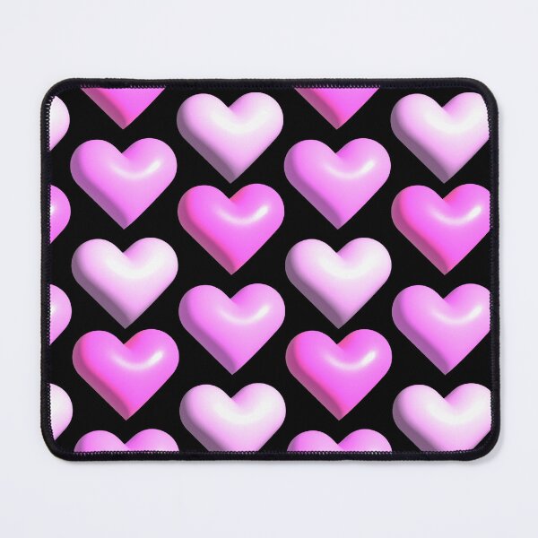Item preview, 3D bubbly pink y2k hearts 00s heart level designed and sold by needsai.