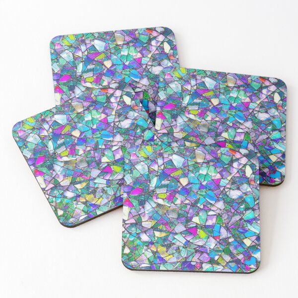 Item preview, Abstract Colorful Shattered Glass Mosaic designed and sold by calibrit.