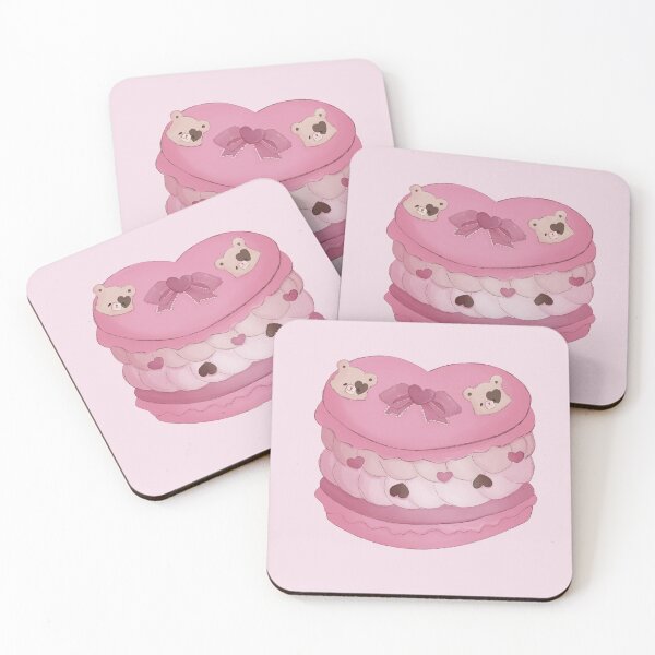 Item preview, Boba the Bear Macaron designed and sold by vieraschroeder.