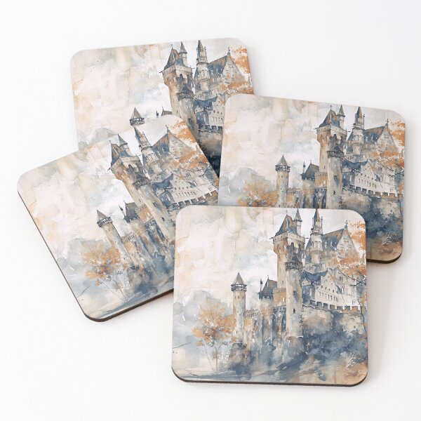 Item preview, Watercolor Castle 3 designed and sold by bloorose.