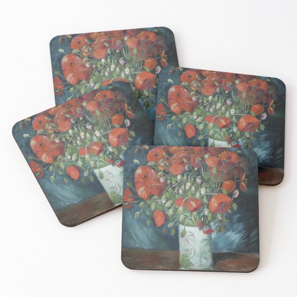 Item preview, Vincent van Gogh's Vase with Poppies designed and sold by My Artprintz.