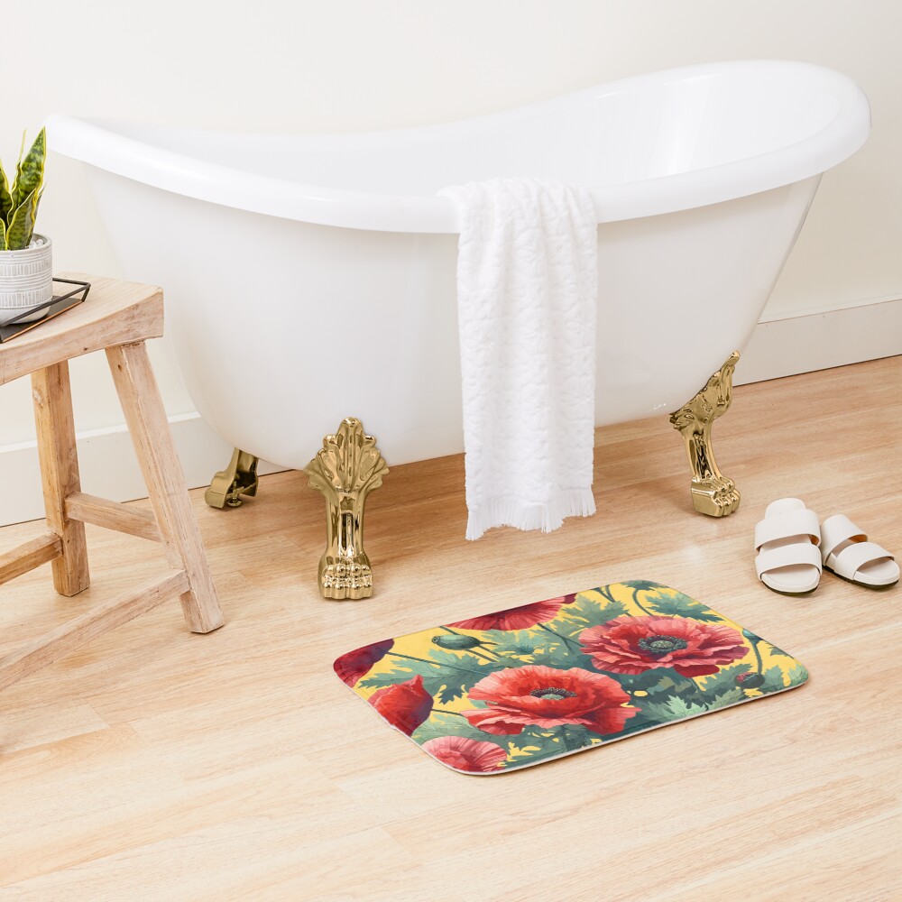 Aperçu de l'œuvre Tapis de bain créée et vendue par GraphicsClub.