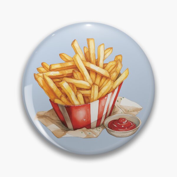Item preview, Red Pocket Box Fries with Tomato Sauce designed and sold by Alicia Chee.