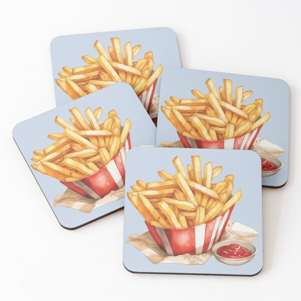 Item preview, Red Pocket Box Fries with Tomato Sauce designed and sold by Alicia Chee.