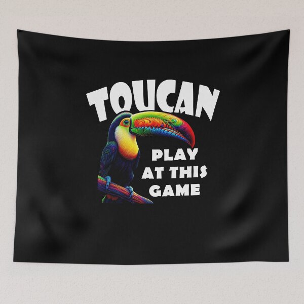 Item preview, Brazil Funny Jungle Toucan Psychedelic Pun designed and sold by SambaStyles.
