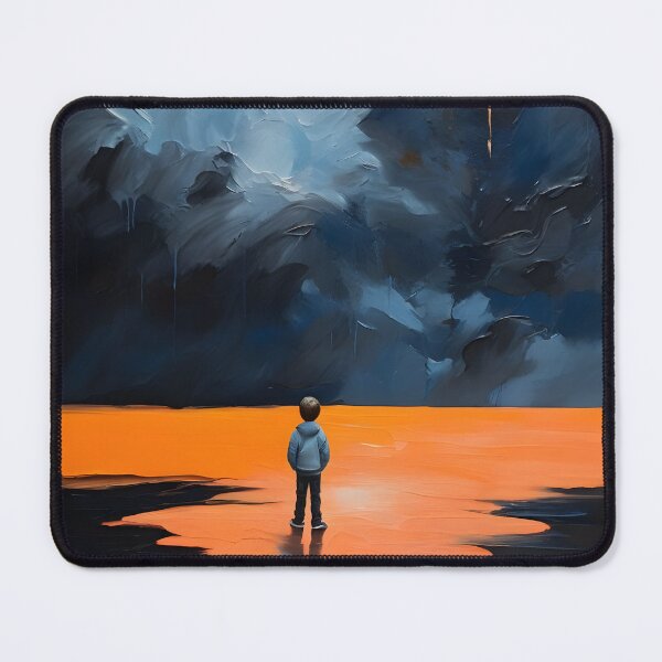 Item preview, Oil Painting Black Orange designed and sold by WANBASTEN.