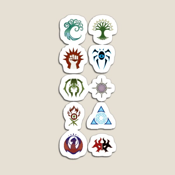Item preview, Pixelart all Guilds (more colors) - MTG designed and sold by akirasoy.