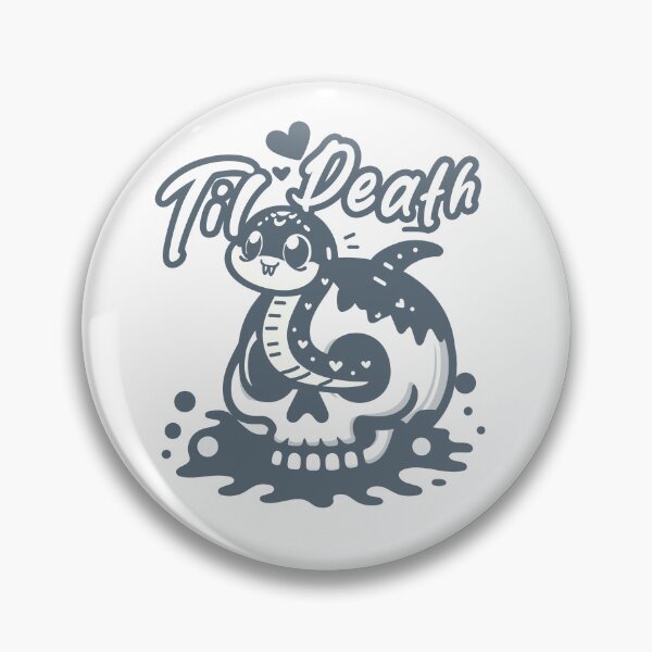 Item preview, Snake Coming Out Of a Skull: Til Death designed and sold by akaajoficial.