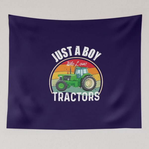Item preview, Just a boy who loves tractors designed and sold by Fateh-Kro ⭐⭐⭐⭐⭐.