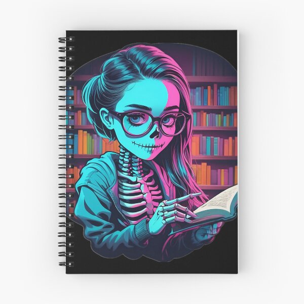 Item preview, Preppy Skeleton Bookworm designed and sold by PlanetMarker.