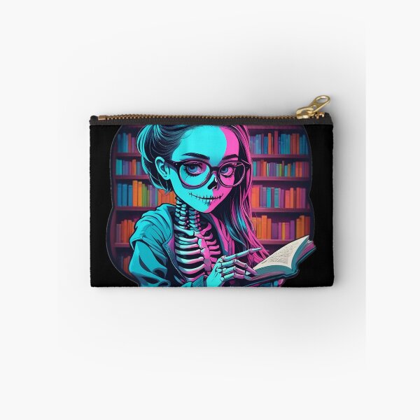 Item preview, Preppy Skeleton Bookworm designed and sold by PlanetMarker.