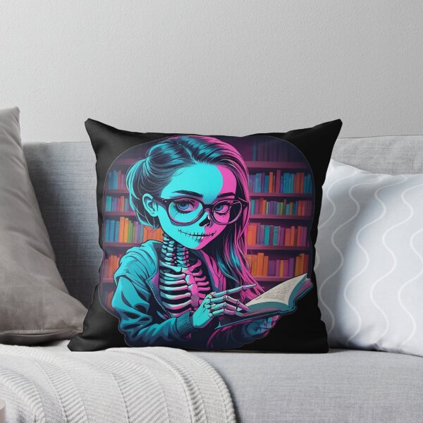 Item preview, Preppy Skeleton Bookworm designed and sold by PlanetMarker.