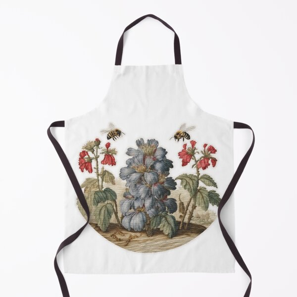 Item preview, Bees flying over some flowers designed and sold by jnsmerchstore.