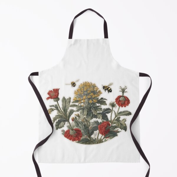 Item preview, Bumble Bees flying over some flowers designed and sold by jnsmerchstore.