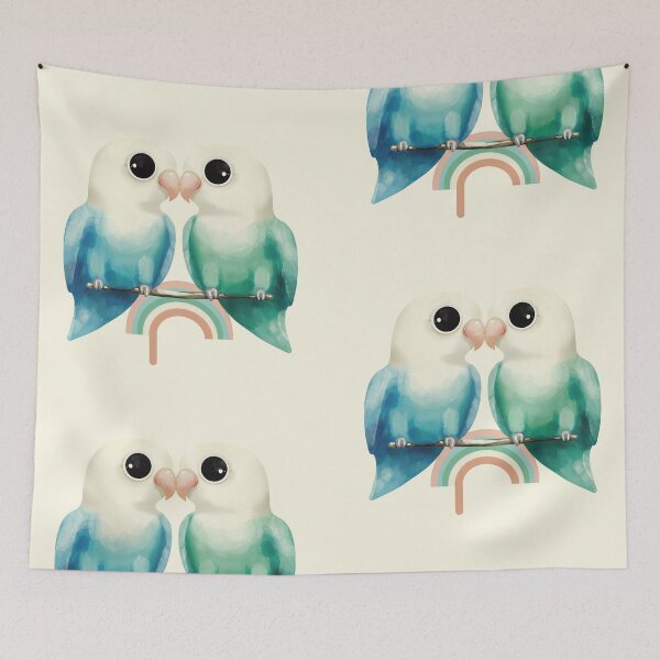 Item preview, Lovebirds designed and sold by Karin Taylor.