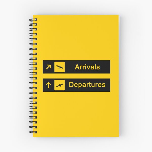 Item preview, Arrivals & Departures Airport Signs designed and sold by FutureTraveller.