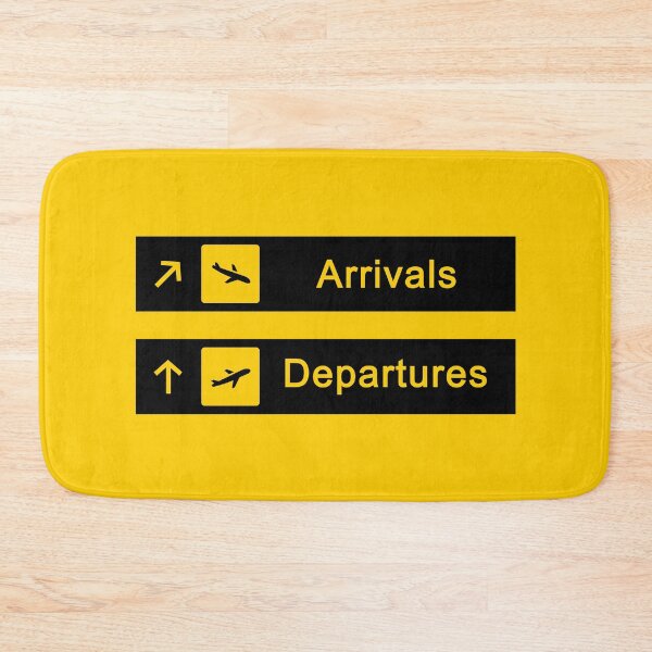 Item preview, Arrivals & Departures Airport Signs designed and sold by FutureTraveller.