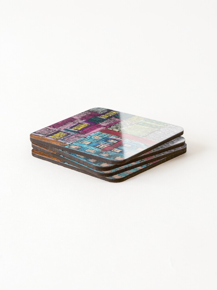 Thumbnail 4 of 5, Coasters (Set of 4), My Block designed and sold by Innerimage29.