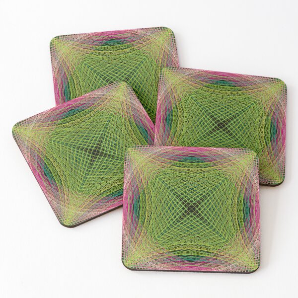 Item preview, Rectangular Pattern #5 Morph C [12496-GreensPinks-BB] designed and sold by LottMultimedia.