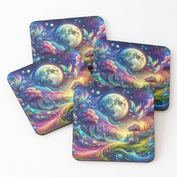 Item preview, Ethereal Moonlit Fantasy Forest designed and sold by SunkenCost.