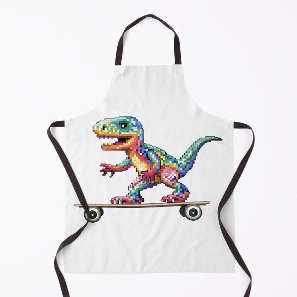 Item preview, 8bit Dinosaur Skateboarder designed and sold by TyGuySupply.