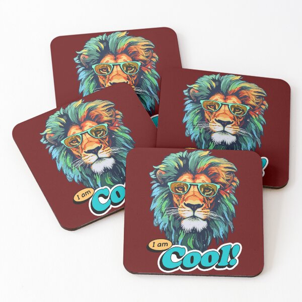 Item preview, Cool and Elegant Lion With Sunglasses designed and sold by sunset-capturer.