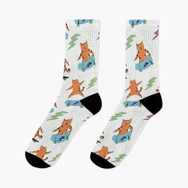 Item preview, Retro Skater cats pattern designed and sold by chinajones.