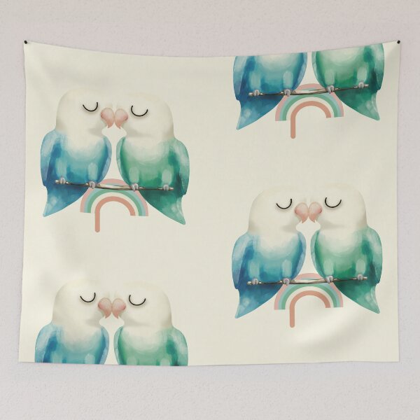 Item preview, Lovebirds designed and sold by Karin Taylor.