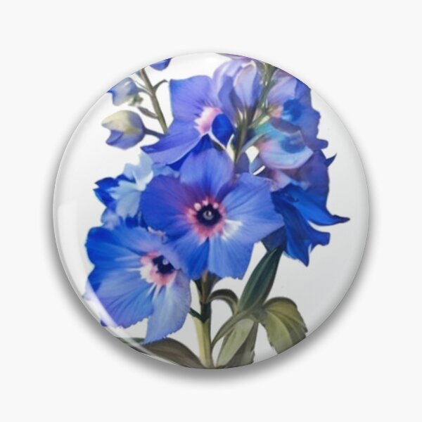 Item preview, Blue delphinium designed and sold by IlinArt.