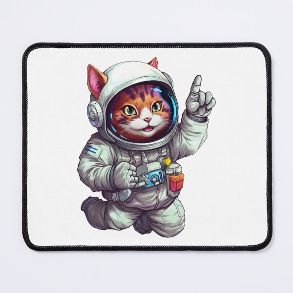 Item preview, Astronaut Kitty in a Spacesuit, Orange Cat Astronaut designed and sold by TyGuySupply.